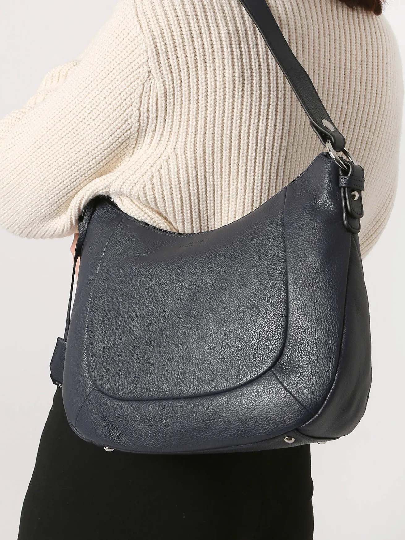 Besace Confort cuir HEXAGONA