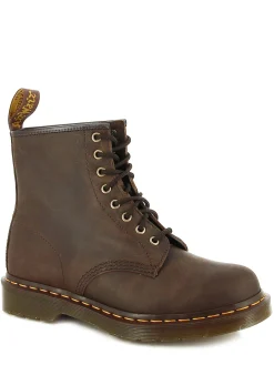 Boots 1460 Crazy Horse en cuir DR MARTENS
