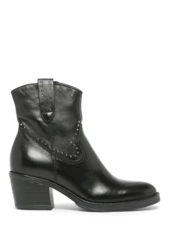 Boots à talon en cuir MJUS