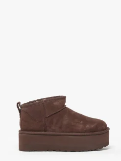 Boots Classic Ultra Mini Platform en cuir UGG