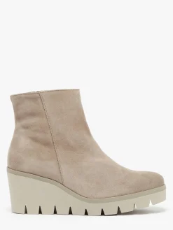 Boots talon compensé en cuir GABOR