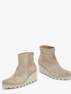 Boots talon compensé en cuir GABOR