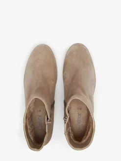 Boots talon compensé en cuir GABOR