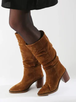 Bottes à talon Camden en cuir ALPE