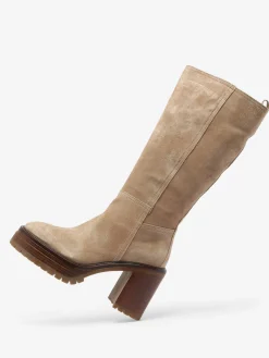 Bottes à talon en cuir ALPE