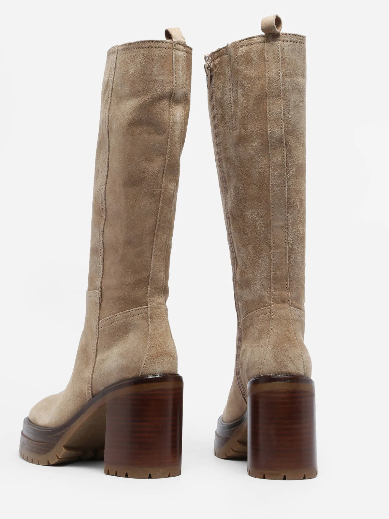 Bottes à talon en cuir ALPE