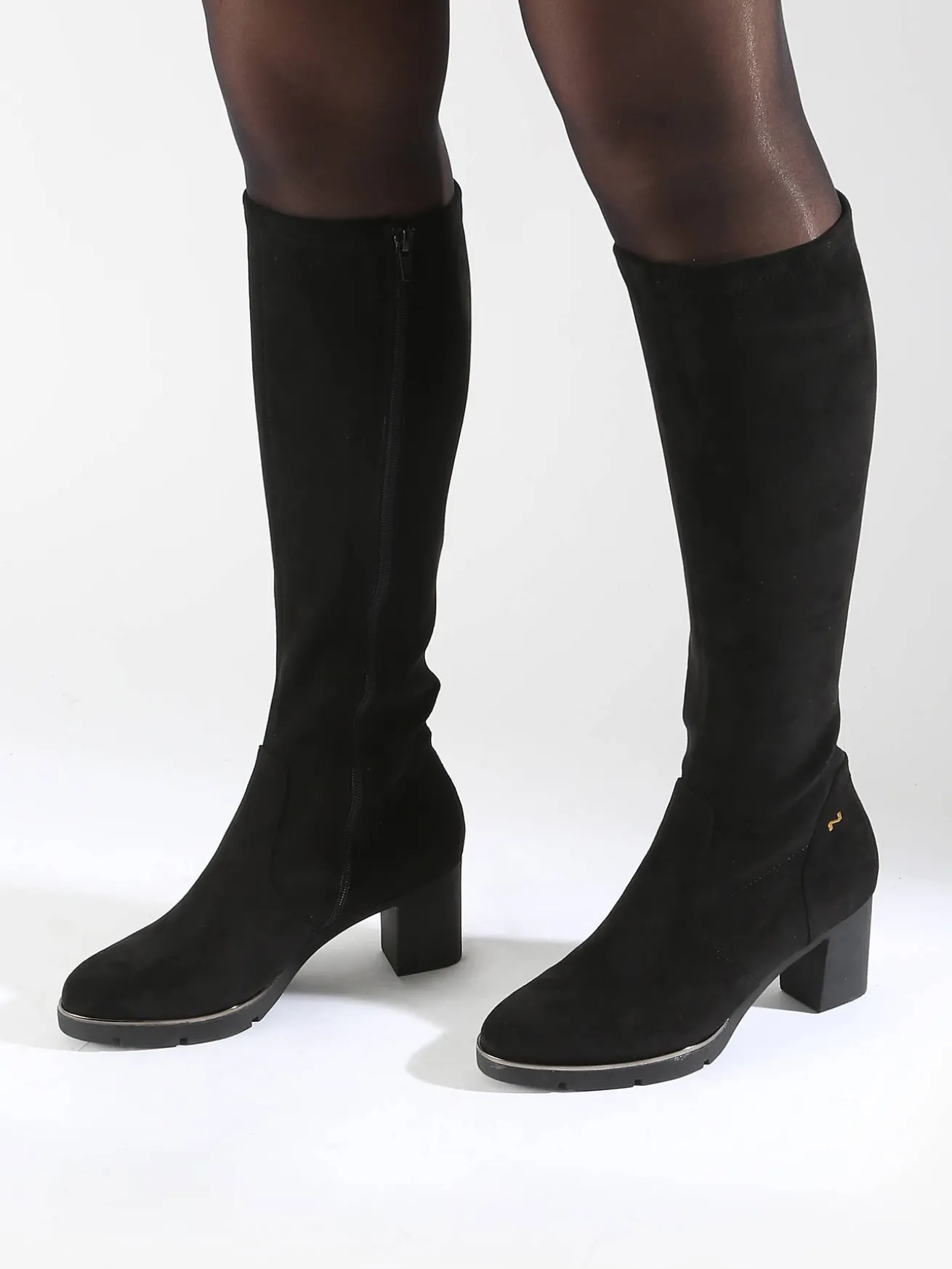 Bottes à talon en cuir NATHAN BAUME