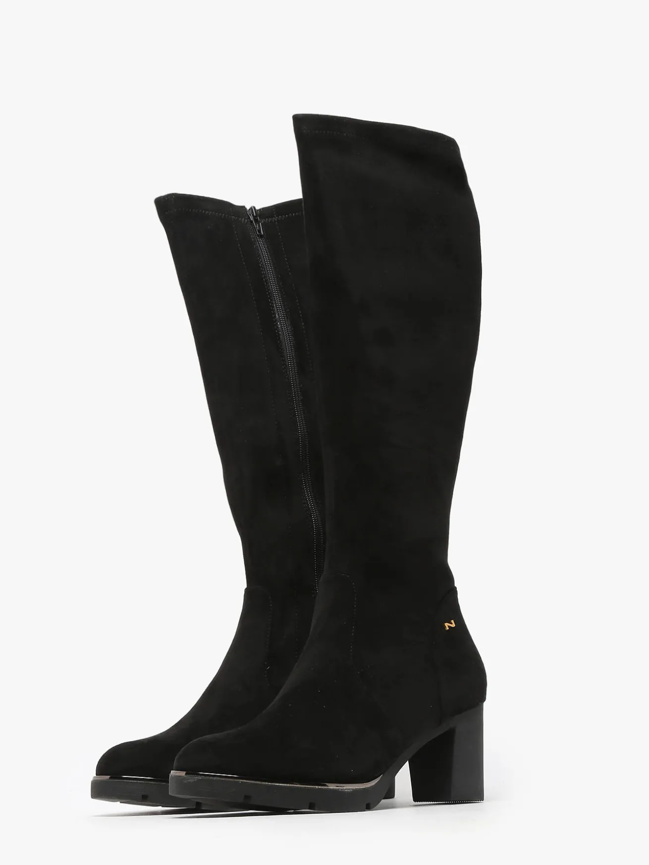 Bottes à talon en cuir NATHAN BAUME