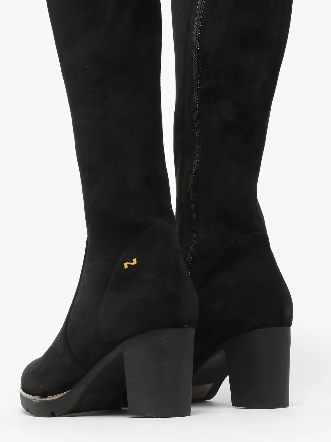 Bottes à talon en cuir NATHAN BAUME