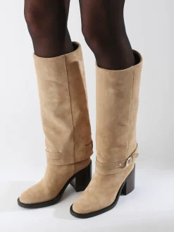 Bottes à talon Selena en cuir ALPE