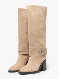 Bottes à talon Selena en cuir ALPE