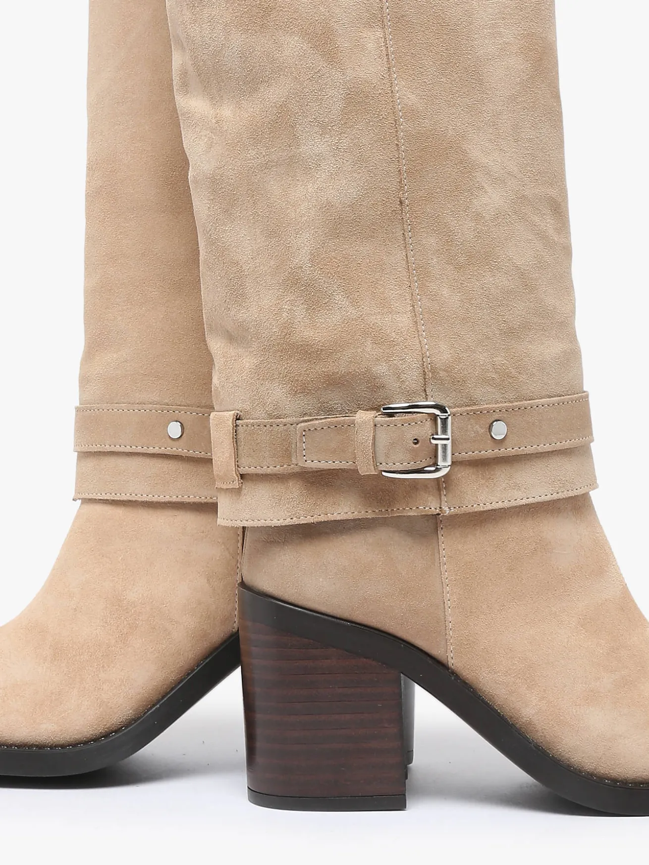 Bottes à talon Selena en cuir ALPE