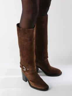Bottes à talon Selena en cuir ALPE