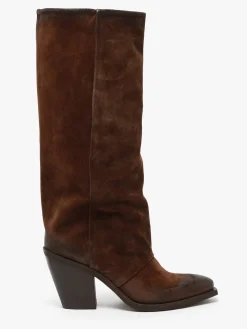 Bottes à talon Stivali Tubo en cuir METISSE