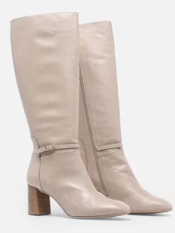 Bottes à talon Tania en cuir BRENDA ZARO
