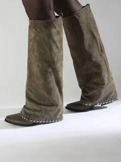 Bottes en cuir N?6