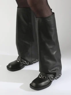 Bottes en cuir N?6