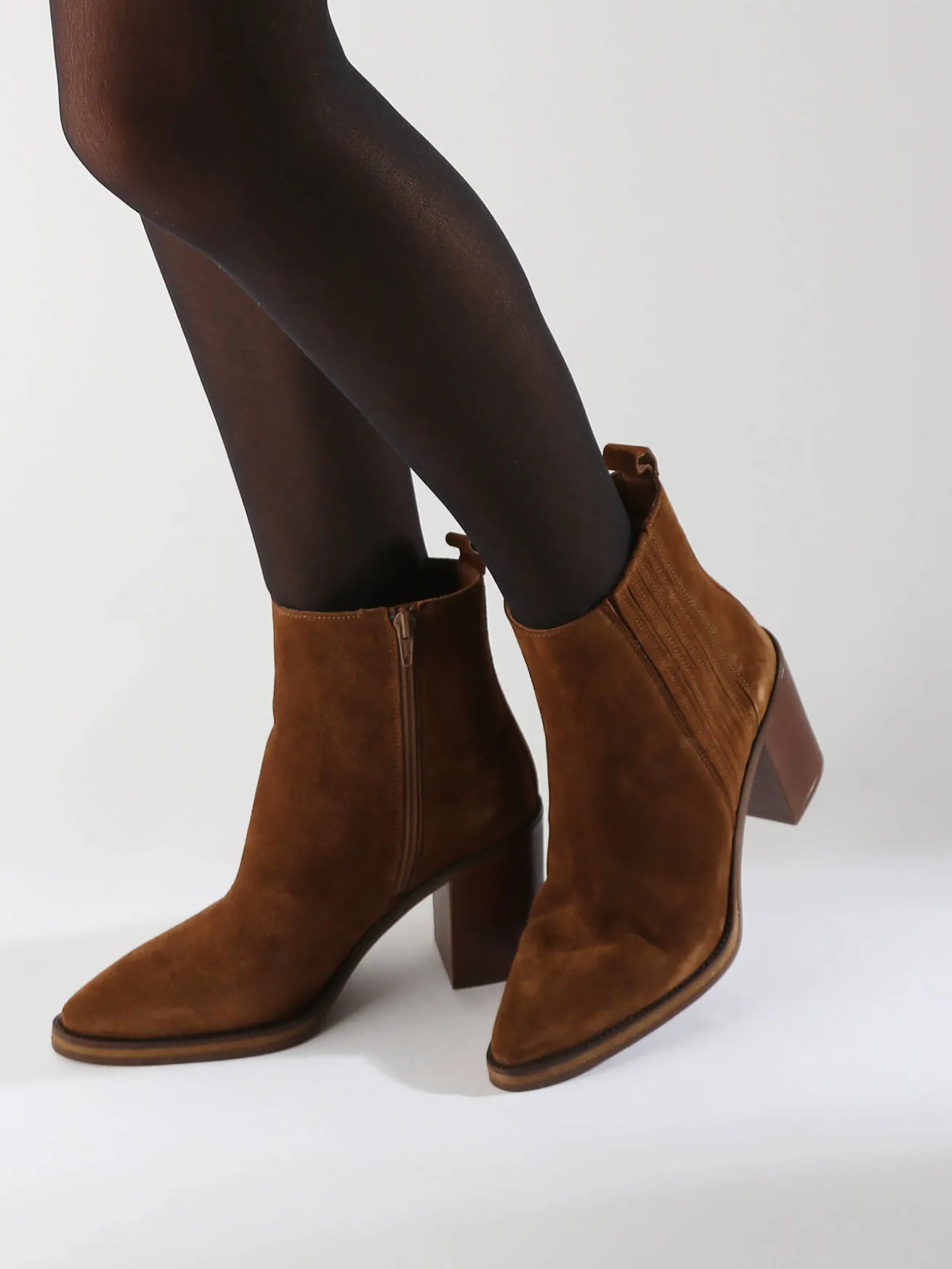 Bottines à talon Camden en cuir ALPE