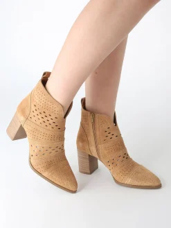 Bottines à talon City en cuir ALPE