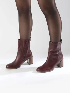 Bottines à talon en cuir GABOR