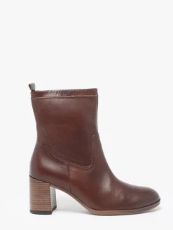 Bottines à talon en cuir GABOR