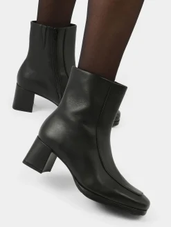 Bottines à talon en cuir GABOR
