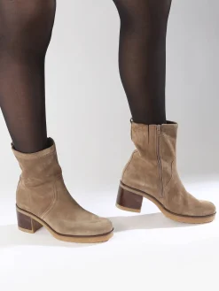 Bottines à talon en cuir GABOR