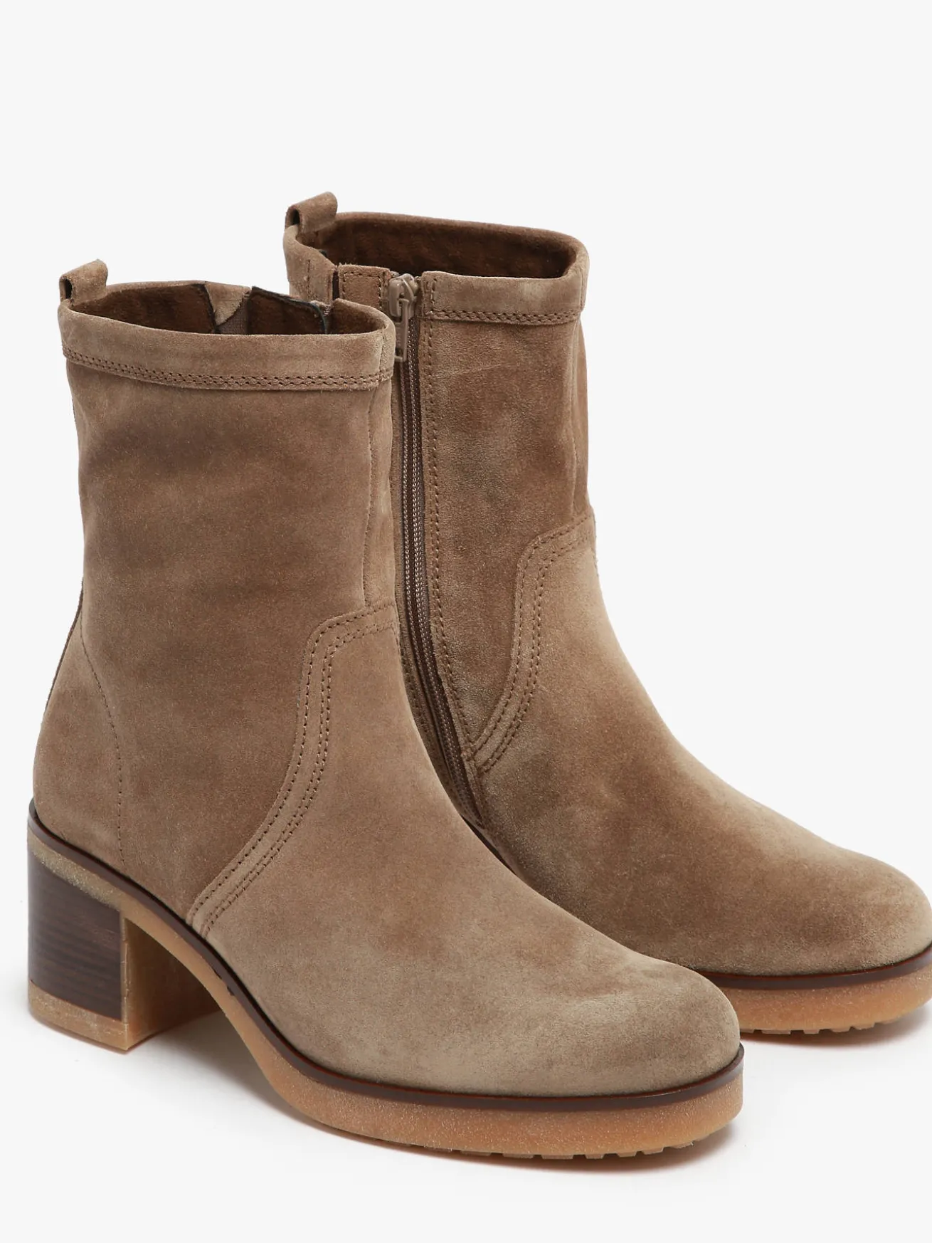 Bottines à talon en cuir GABOR