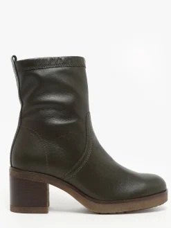 Bottines à talon en cuir GABOR