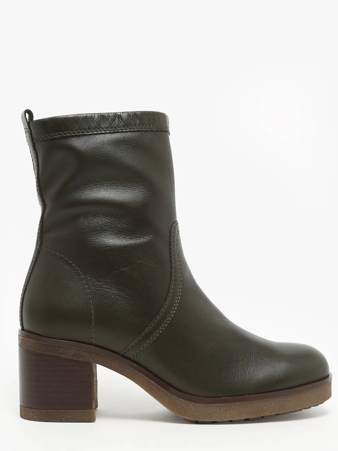 Bottines à talon en cuir GABOR