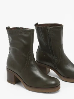 Bottines à talon en cuir GABOR
