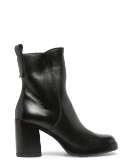 Bottines à talon en cuir MJUS