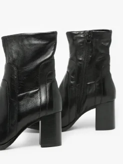Bottines à talon en cuir MJUS