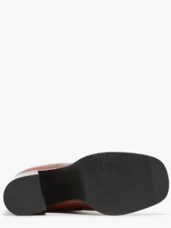 Bottines à talon en cuir MJUS