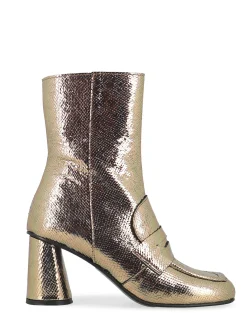 Bottines à talon en cuir SEMERDJIAN