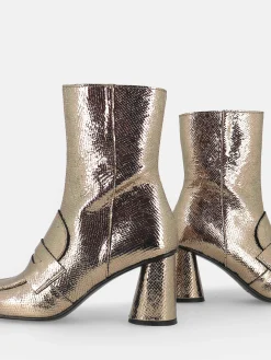 Bottines à talon en cuir SEMERDJIAN