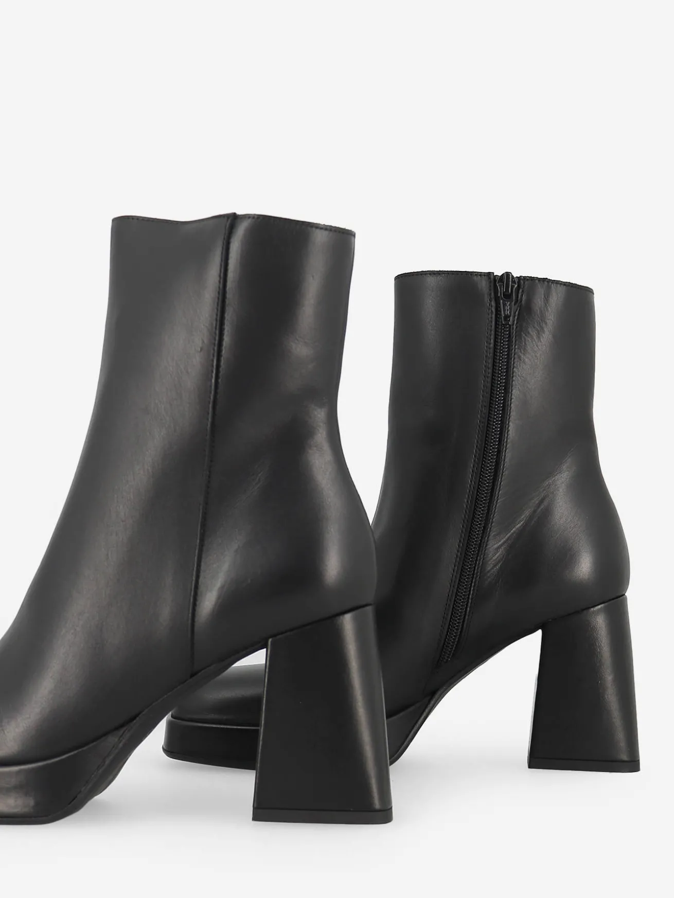 Bottines à talon en cuir SEMERDJIAN