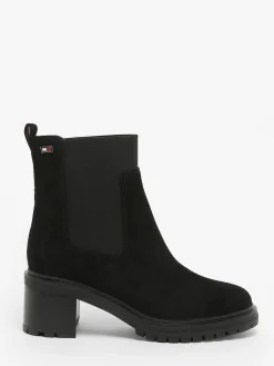 Bottines à talon en cuir TOMMY HILFIGER