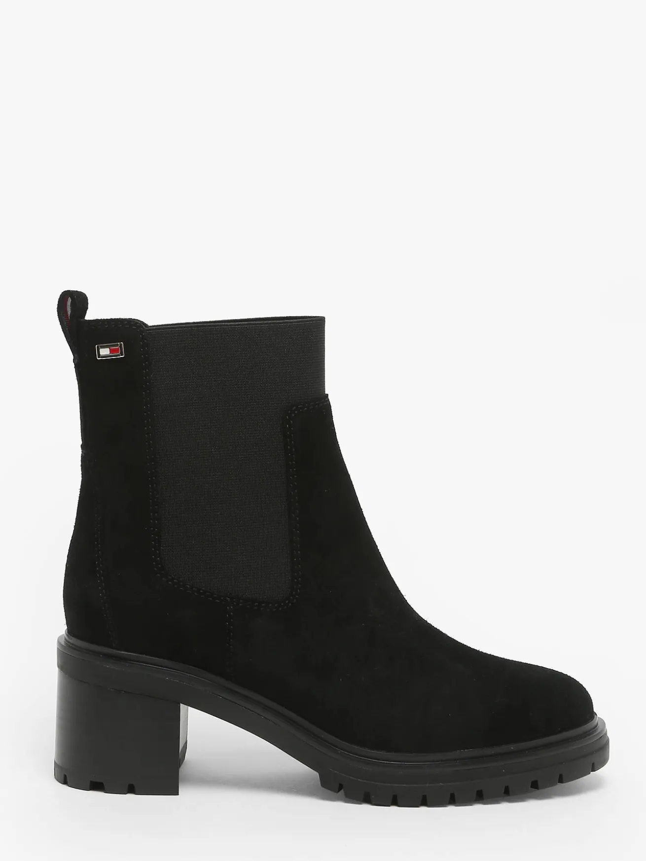 Bottines à talon en cuir TOMMY HILFIGER