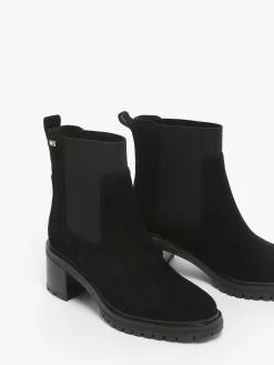 Bottines à talon en cuir TOMMY HILFIGER