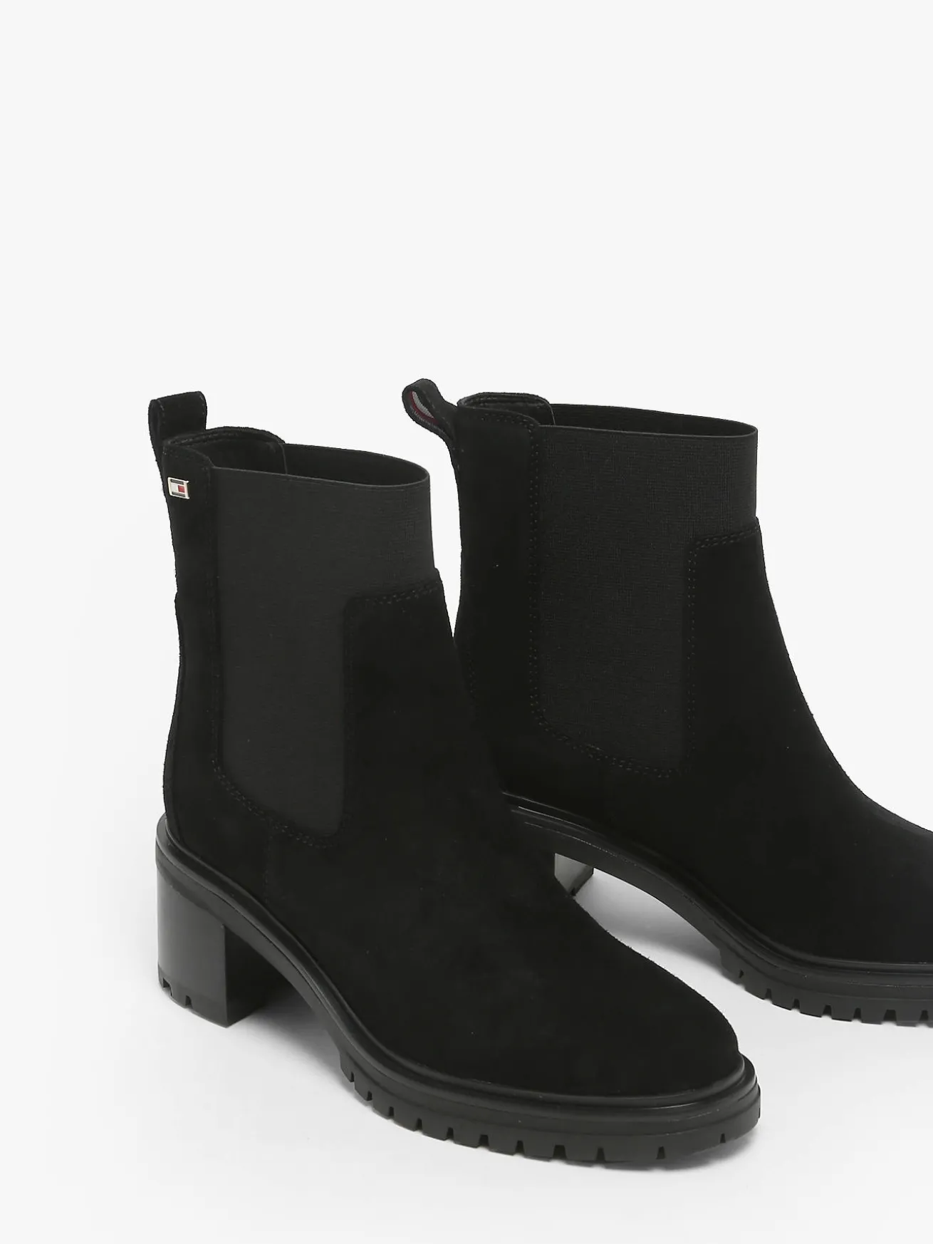 Bottines à talon en cuir TOMMY HILFIGER