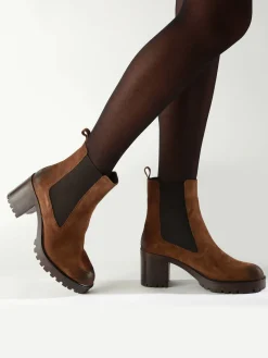 Bottines à talon en cuir WE DO
