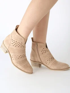 Bottines à talon Nelly en cuir ALPE