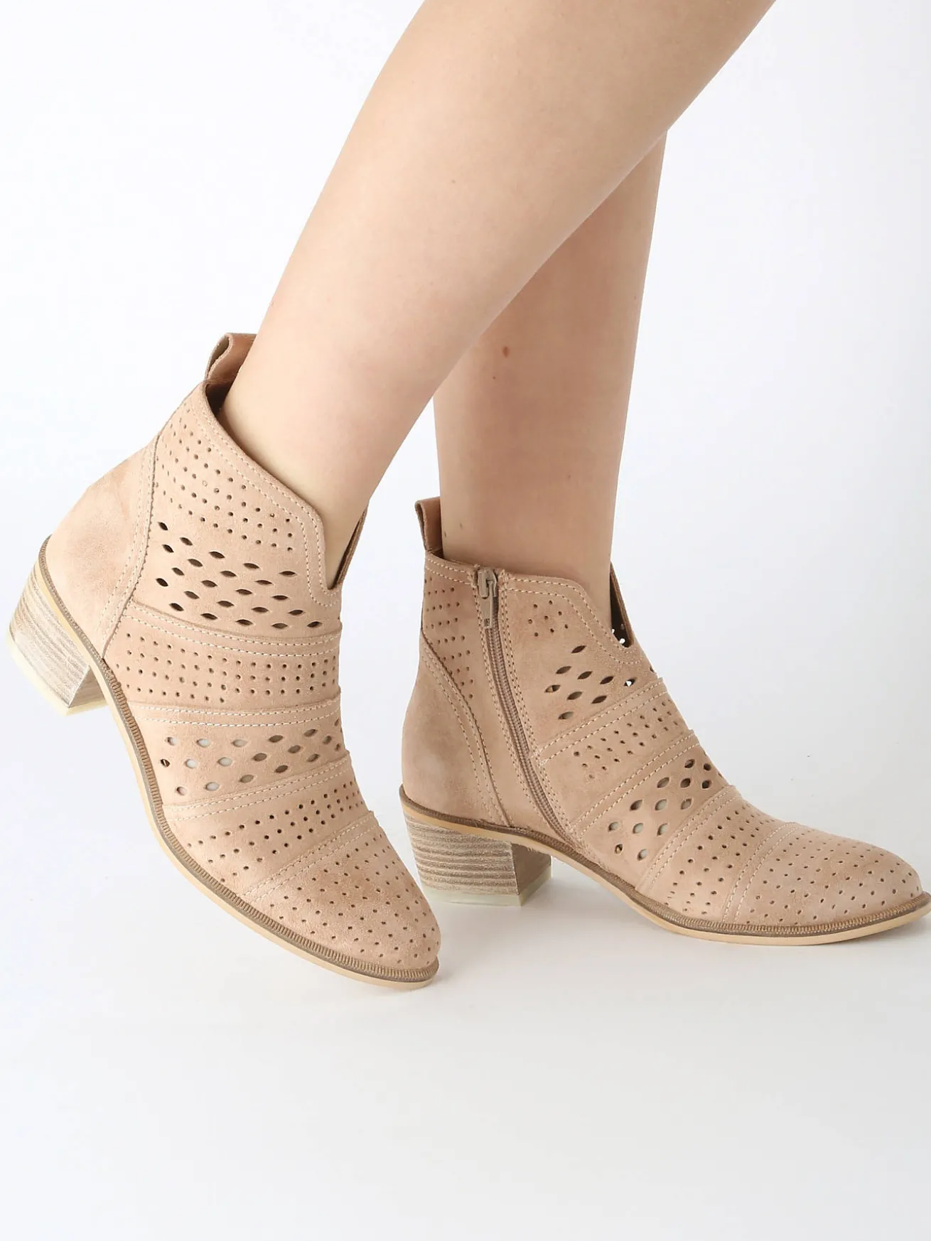 Bottines à talon Nelly en cuir ALPE