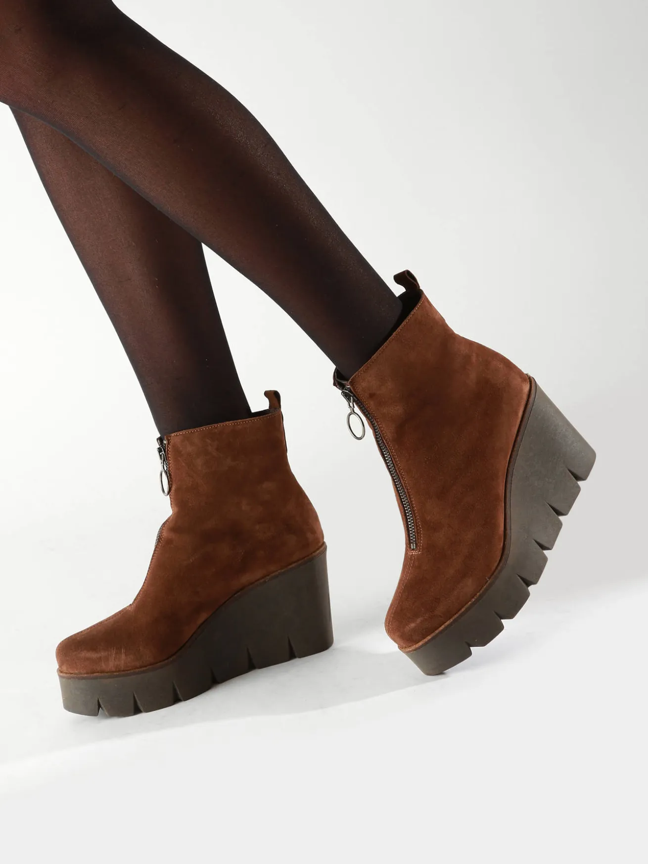 Bottines à talon Sasha en cuir ALPE