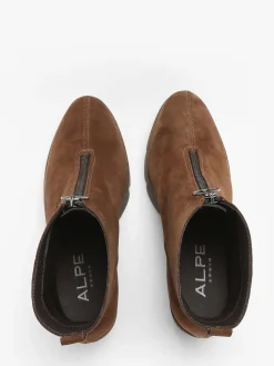 Bottines à talon Sasha en cuir ALPE