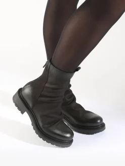 Bottines Biker en cuir METISSE