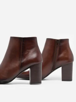 Bottines en cuir en cuir FOLIE'S
