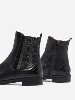 Bottines en cuir en cuir FOLIE'S