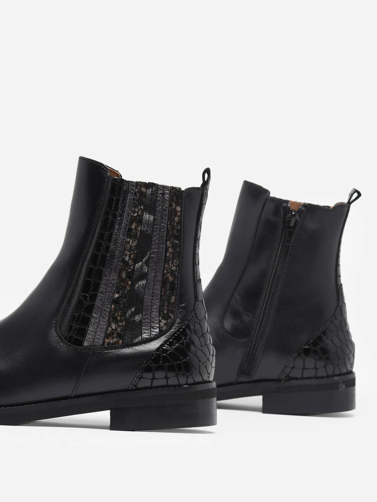 Bottines en cuir en cuir FOLIE'S
